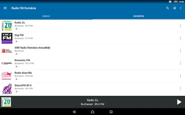 Radio FM Romania android App screenshot 0