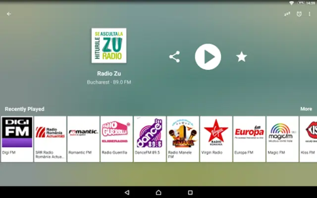 Radio FM Romania android App screenshot 1