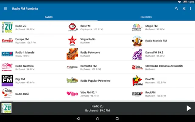 Radio FM Romania android App screenshot 2